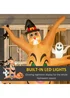 HOMCOM LED Inflatable Haunted Tree with Jack-o-lantern, Ghosts and Owl (8ft) - One Size Image 5