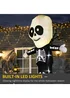 HOMCOM LED Inflatable Skeleton Ghost Decoration (195cm x 70cm x 300cm) - One Size Image 4
