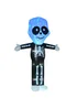 HOMCOM LED Inflatable Skeleton Ghost Decoration (195cm x 70cm x 300cm) - One Size Image 1