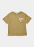 Khaki Good Energy Print T-Shirt - Age 4 Years Image 1