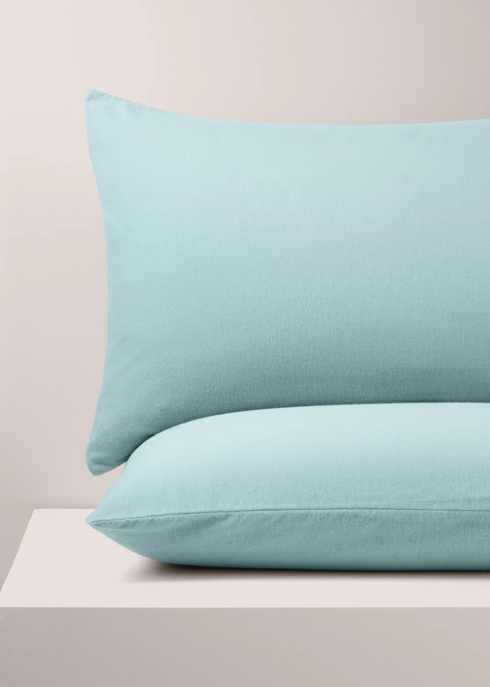 2 Pack Blue Polycotton Housewife Pillowcases Image 2