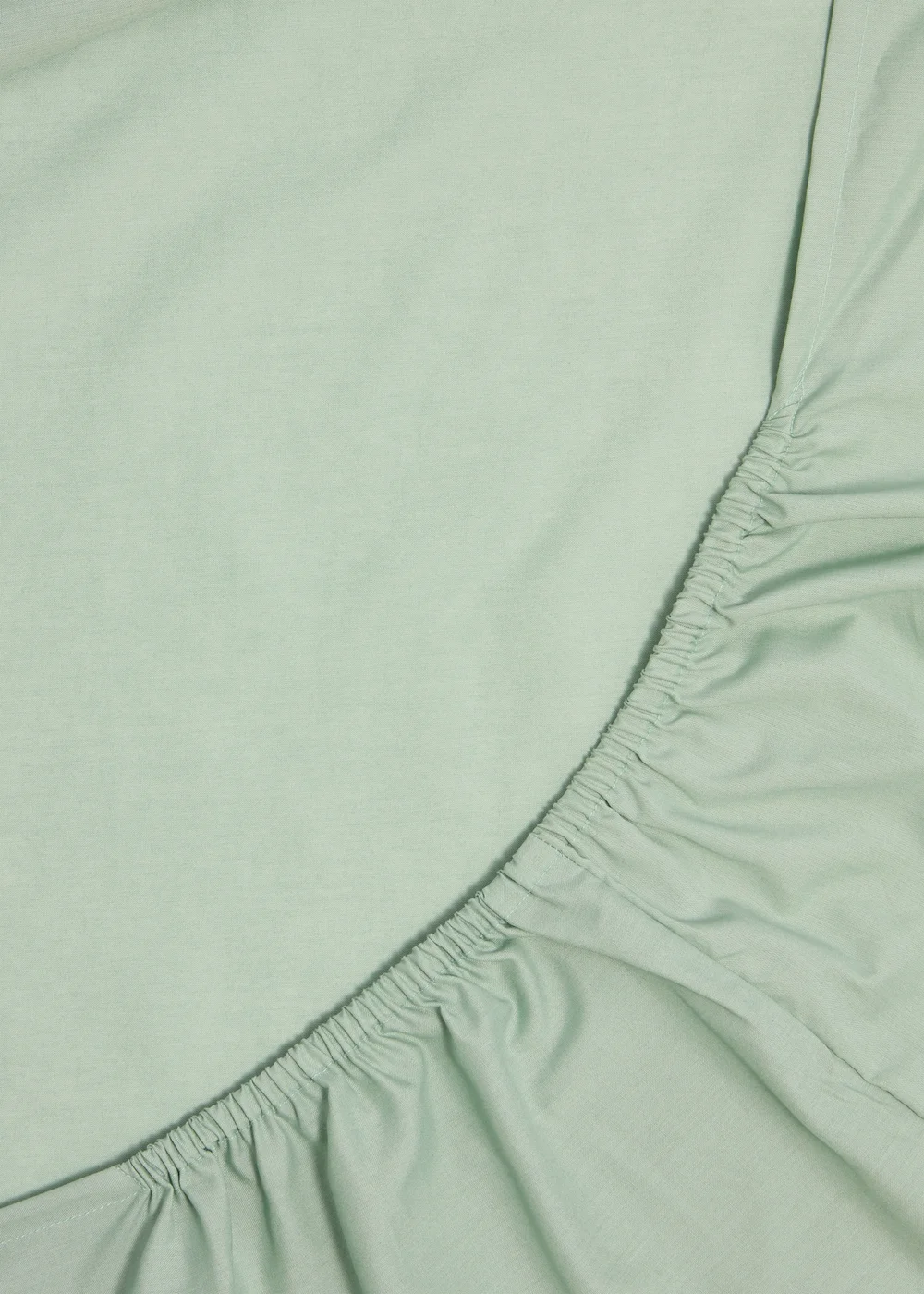 Green Polycotton Fitted Bed Sheet (144 Thread Count) - Single Image 2