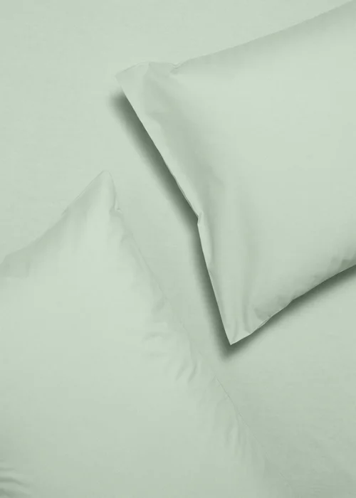 2 Pack Green Housewife Pillowcases Image 1