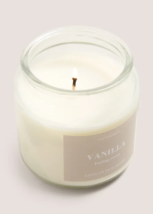 Vanilla Scented Jar Candle Image 2