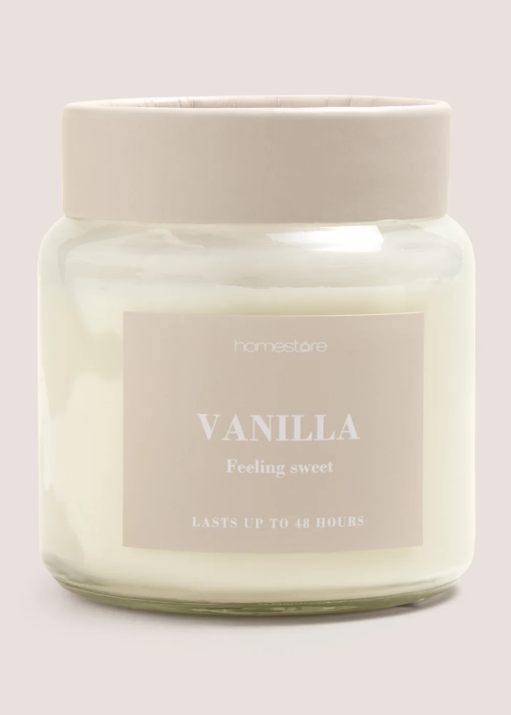 Vanilla Scented Jar Candle Image 1