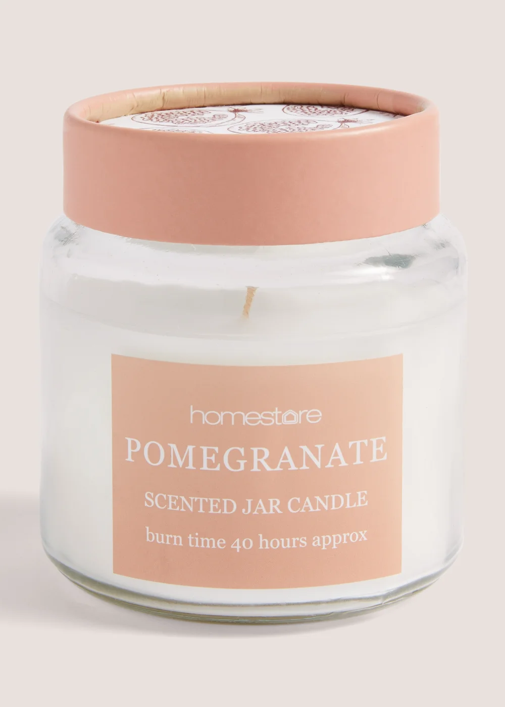 Pomegranate Scented Jar Candle Image 1