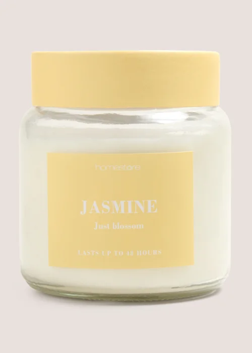 Jasmine Scented Jar Candle Image 1