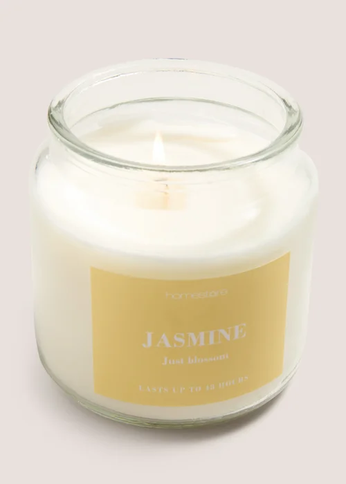 Jasmine Scented Jar Candle Image 2