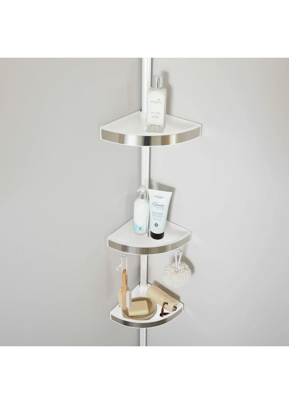 Lloyd Pascal Floor to Ceiling Corner Storage Unit (152-260cm x 19cm) - One Size Image 1