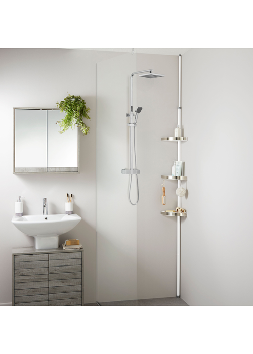 Lloyd Pascal Floor to Ceiling Corner Storage Unit (152-260cm x 19cm) - One Size Image 4