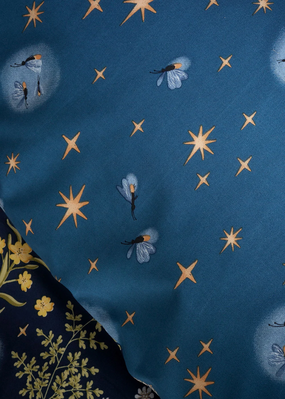 Catherine Lansfield Enchanted Twilight Animals Reversible Duvet Cover Set Navy Blue - Single Image 4