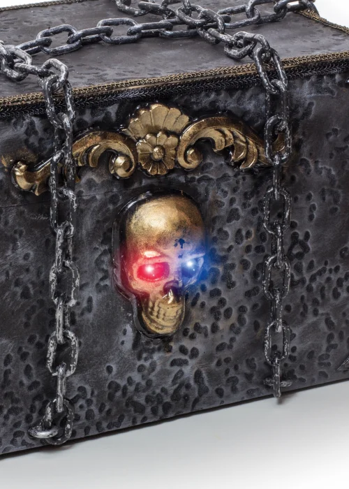 Premier Decorations Battery Operated Pirate Box with Sound Light and Vibrations (50cm) - One Size Image 3