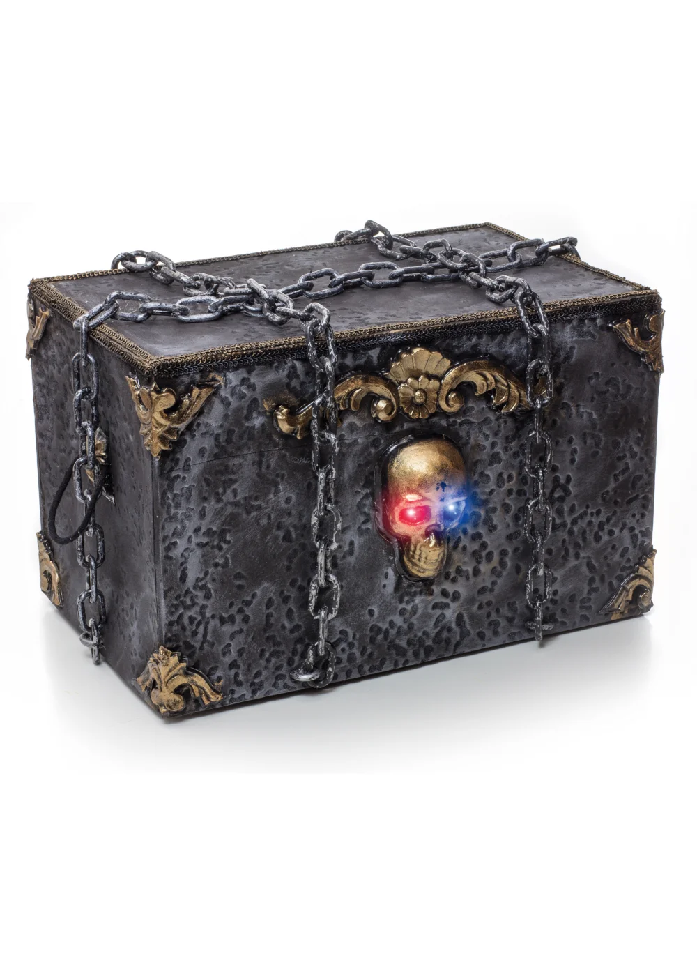 Premier Decorations Battery Operated Pirate Box with Sound Light and Vibrations (50cm) - One Size Image 1