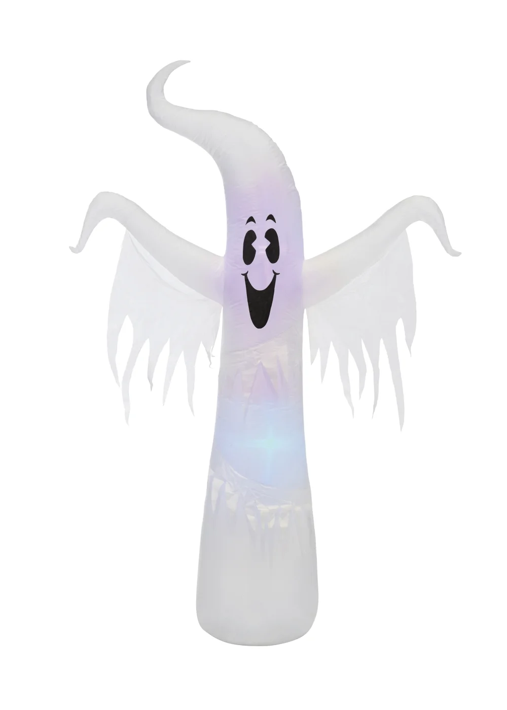 Premier Decorations Lit Inflatable Ghost with Colour Changing LEDs (180cm) - One Size Image 1