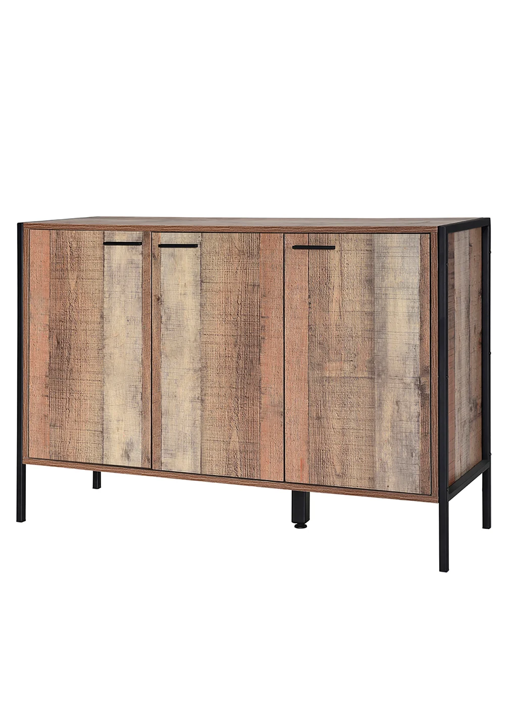 LPD Furniture Hoxton Sideboard 3 Door (800x400x1166mm) - One Size Image 1