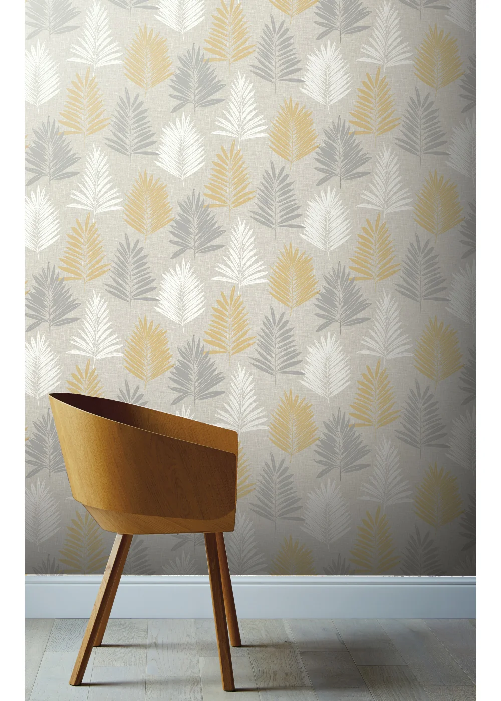 Arthouse Linen Palm Wallpaper - One Size Image 2