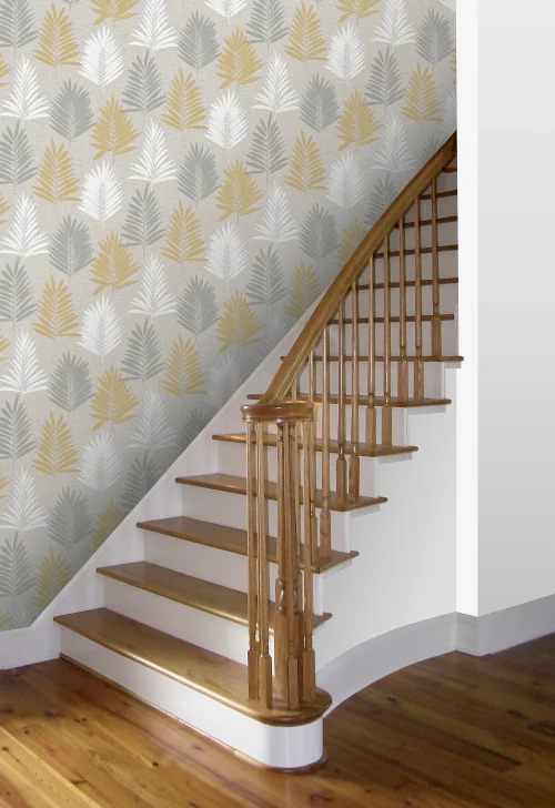 Arthouse Linen Palm Wallpaper - One Size Image 3