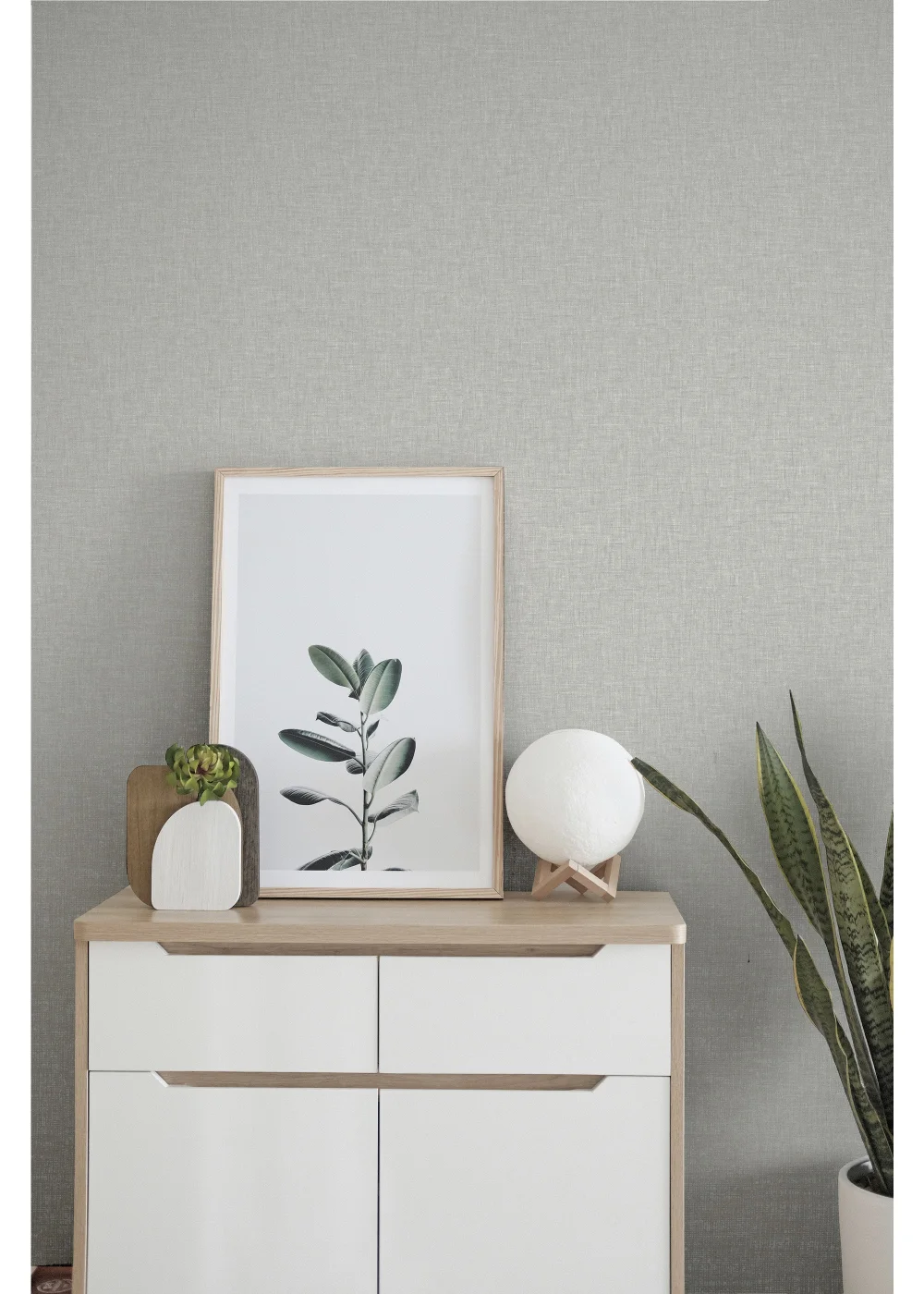 Arthouse Linen Texture Wallpaper - One Size Image 3