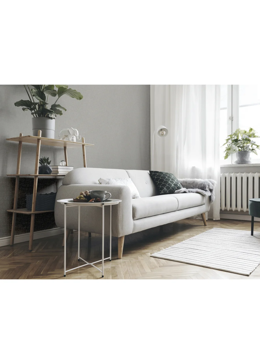 Arthouse Linen Texture Wallpaper - One Size Image 2