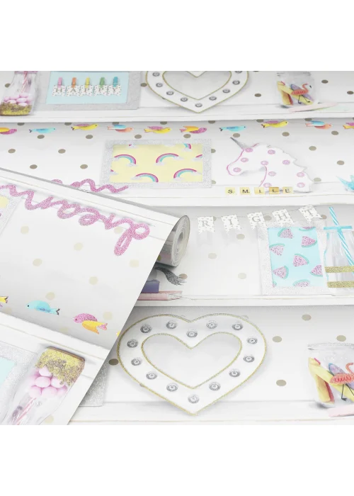 Arthouse Girl's Life Wallpaper - One Size Image 3