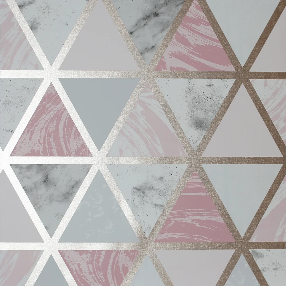 Arthouse Marble Geo Wallpaper - One Size Image 1
