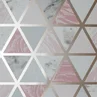 Arthouse Marble Geo Wallpaper - One Size Image 1