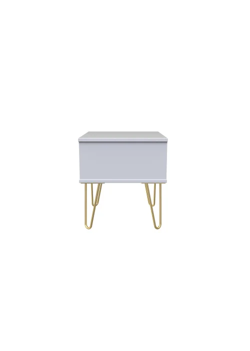Swift Prism 1 Drawer Bedside Table (41cm x 39.5cm x 45cm) - One Size Image 5
