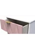 Swift Prism 5 Drawer Bedside Cabinet (107.5cm x 41.5cm x 39.5cm) - One Size Image 5