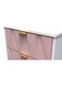 Swift Prism 5 Drawer Bedside Cabinet (107.5cm x 41.5cm x 39.5cm) - One Size Image 4