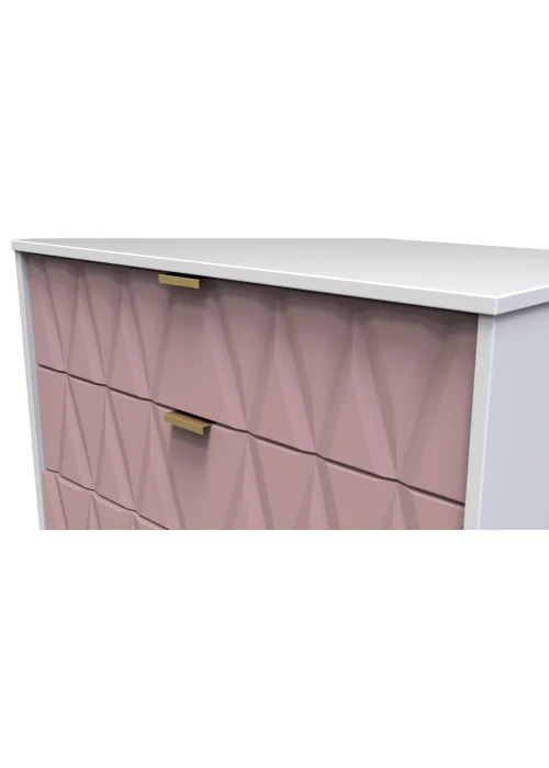 Swift Prism 5 Drawer Chest (107.5cm x 41.5cm x 76.5cm) - One Size Image 4
