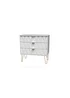 Ready Assembled Prism 3 Drawer Chest - One Size Image 3