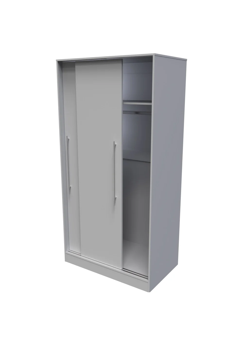 Swift Sherwood Sliding Wardrobe (197.5cm x 60cm x 100.5cm) - One Size Image 2