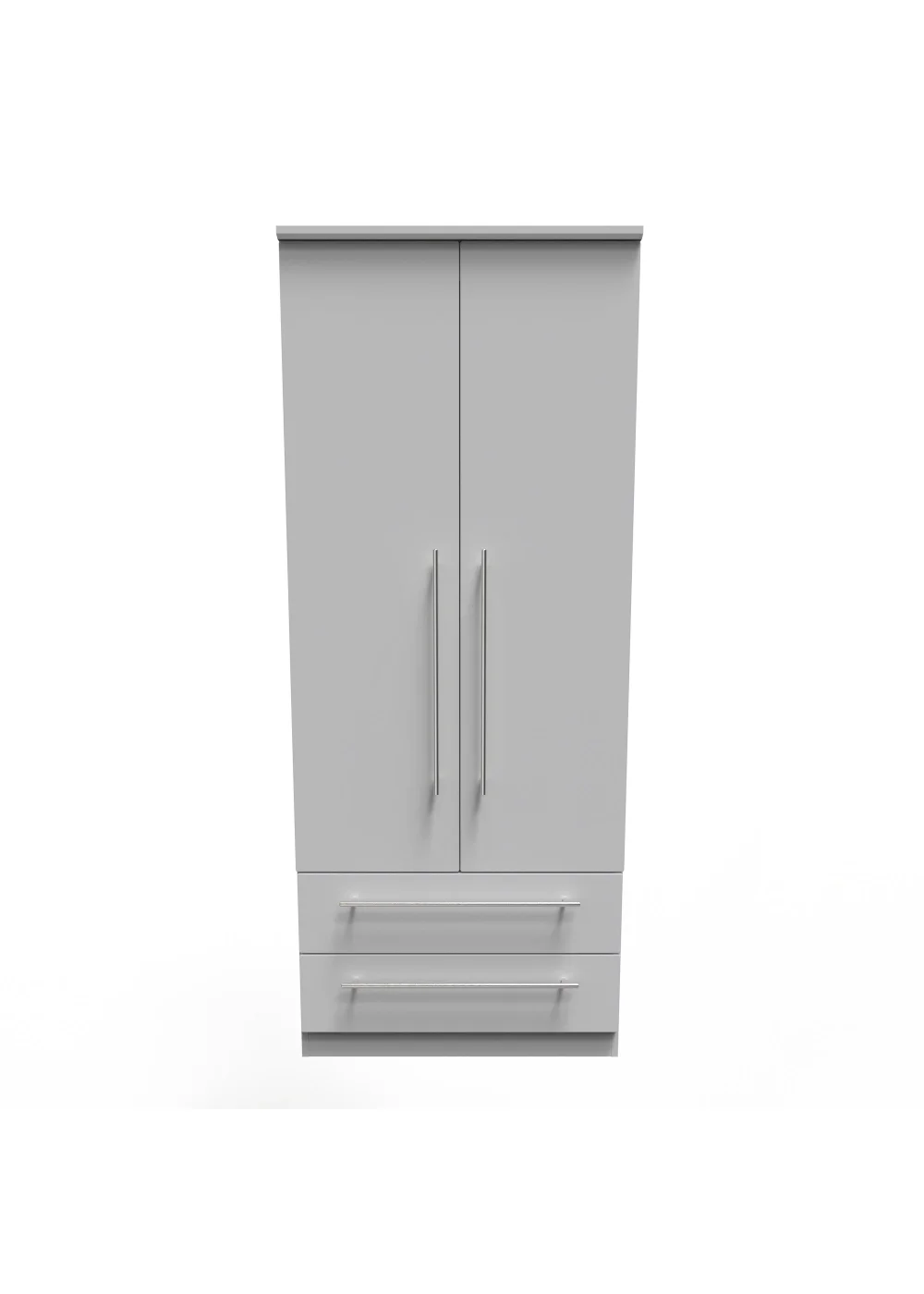 Swift Sherwood 2 Drawer Wardrobe (182.5cm x 53cm x 74cm) - One Size Image 1