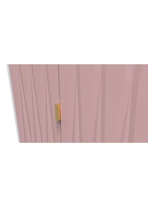 Swift Prism 2 Door 2 Drawer Wardrobe (197cm x 53cm x 74cm) - One Size Image 4