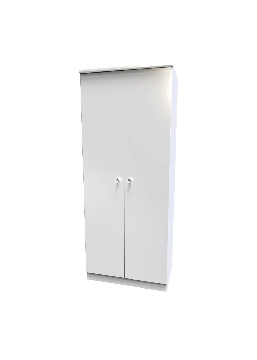 Swift Brilliance 2 Door Wardrobe (182.5cm x 53cm x 74cm) - One Size Image 3