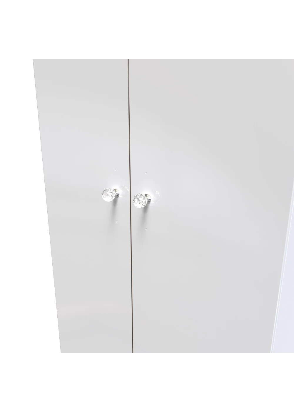 Swift Brilliance 2 Door Wardrobe (182.5cm x 53cm x 74cm) - One Size Image 4