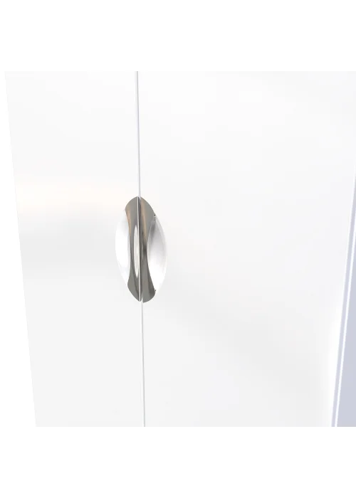 Swift Bordeaux 2 Door Wardrobe (182.5cm x 53cm x 74cm) - One Size Image 4