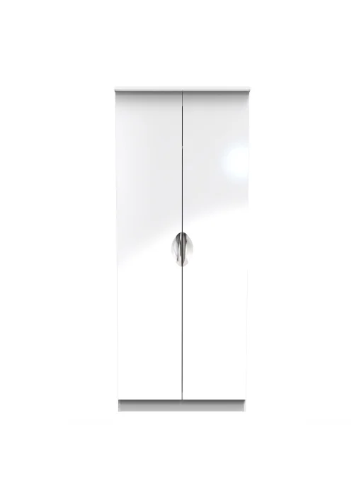 Swift Bordeaux 2 Door Wardrobe (182.5cm x 53cm x 74cm) - One Size Image 1