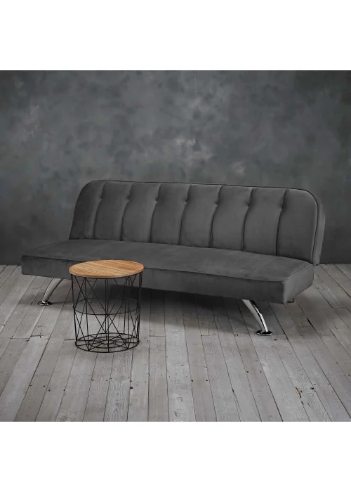 LPD Furniture Brighton Grey Sofa Bed - One Size Image 1