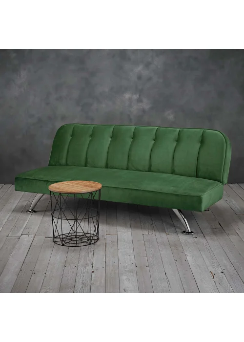 LPD Furniture Brighton Green Sofa Bed - No Size Image 1