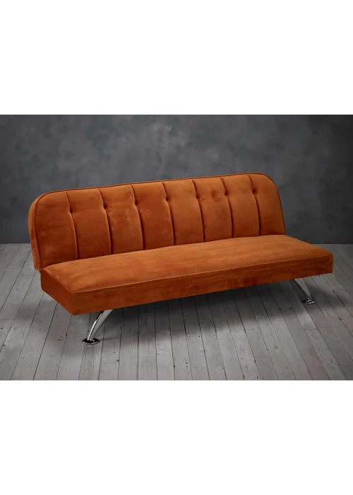 LPD Furniture Brighton Orange Sofa Bed - No Size Image 1