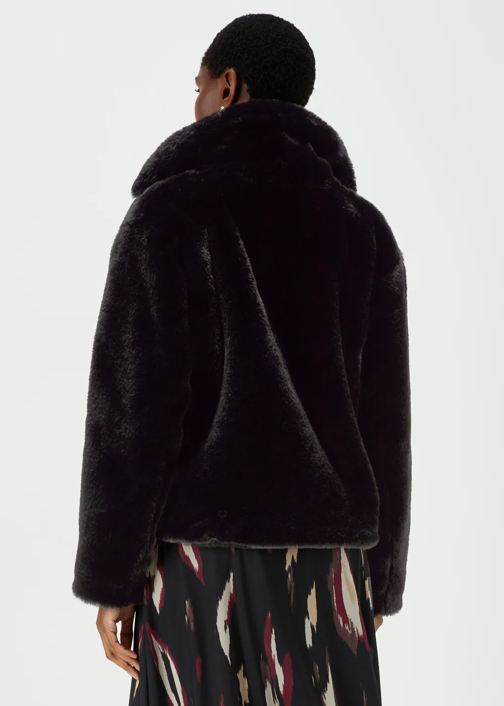 Et Vous Black Faux Fur Jacket - 8 Image 2