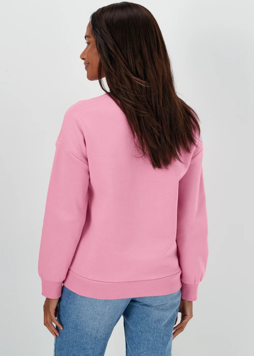 Pink Merry & Bright Christmas Sweatshirt - S Image 2