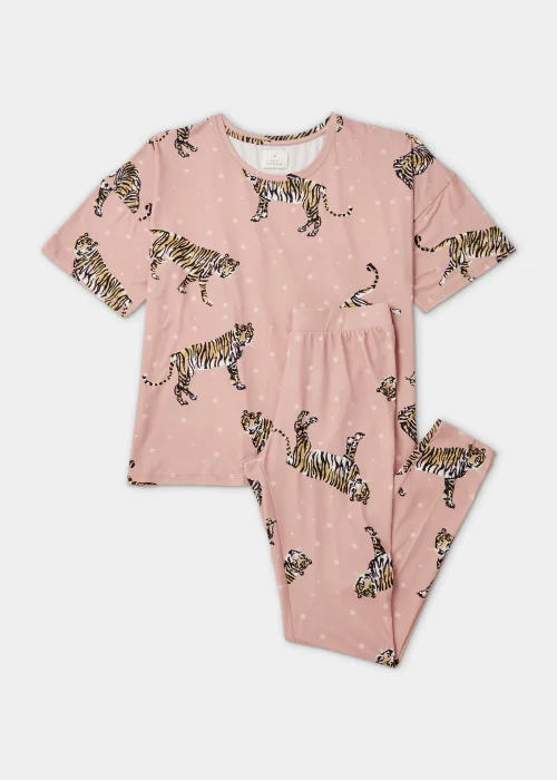 Pink Tiger Pyjama Set - Small Image 4