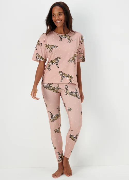 Pink Tiger Pyjama Set - Small Image 1