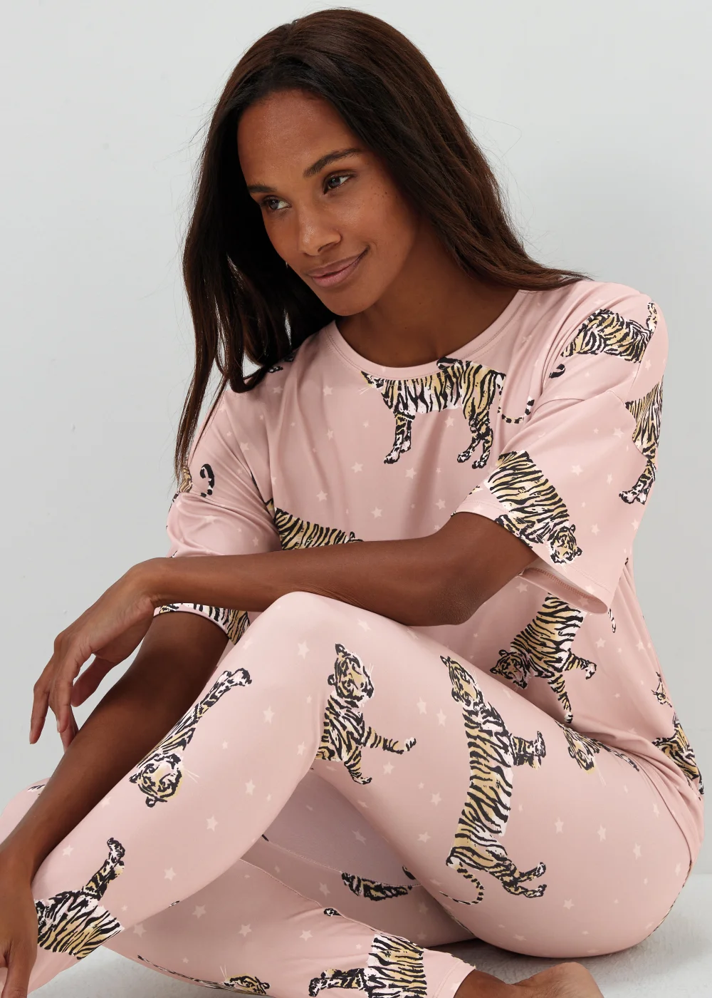 Pink Tiger Pyjama Set - Small Image 3