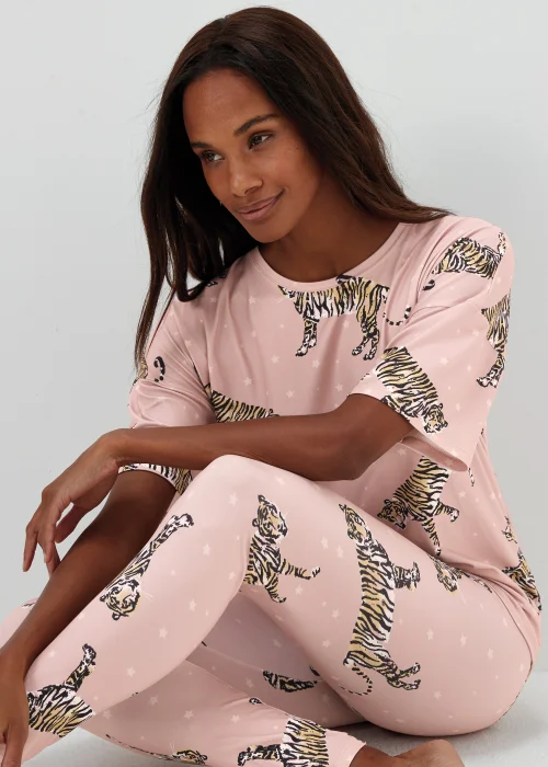 Pink Tiger Pyjama Set - Small Image 3