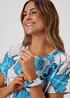 Blue Disney Lilo & Stitch Pyjama & Scrunchie Set - Extra small Image 3