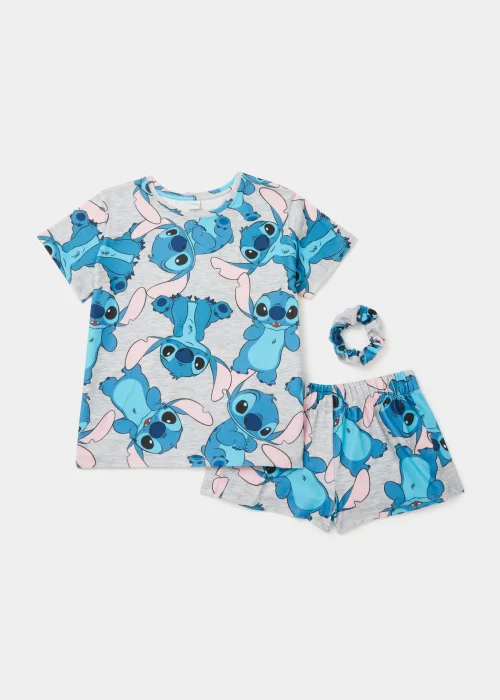 Blue Disney Lilo & Stitch Pyjama & Scrunchie Set - Extra small Image 4