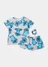 Blue Disney Lilo & Stitch Pyjama & Scrunchie Set - Extra small Image 4